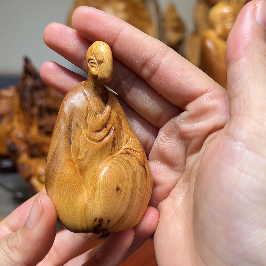 柏木（崖柏）崖柏木手把件摆件
