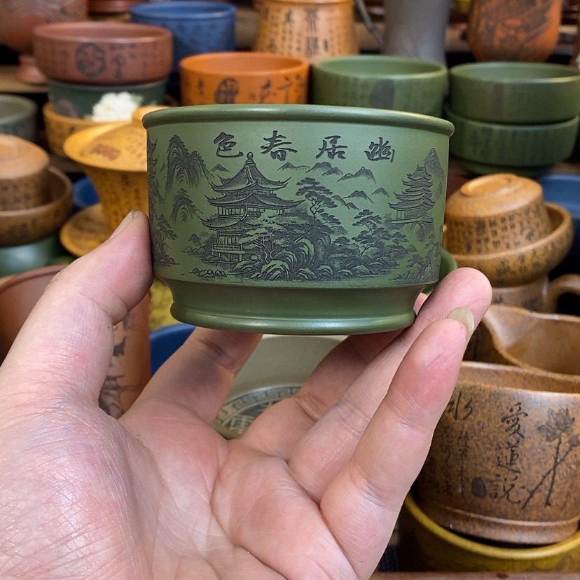 【闪购商品】紫砂杯子宜兴全手工紫砂杯