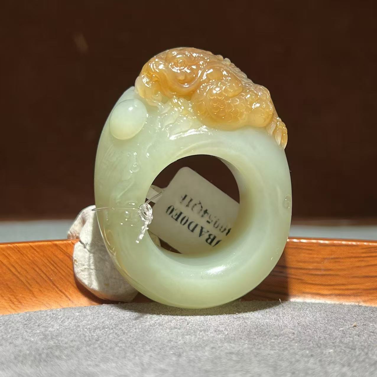 【张老斯珠宝】天然和田玉扳指lx18167（拍一发一）