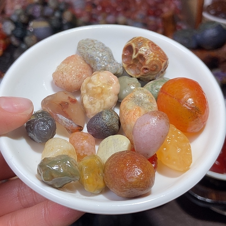 玛瑙/玉髓珠宝半成品未镶嵌手***?