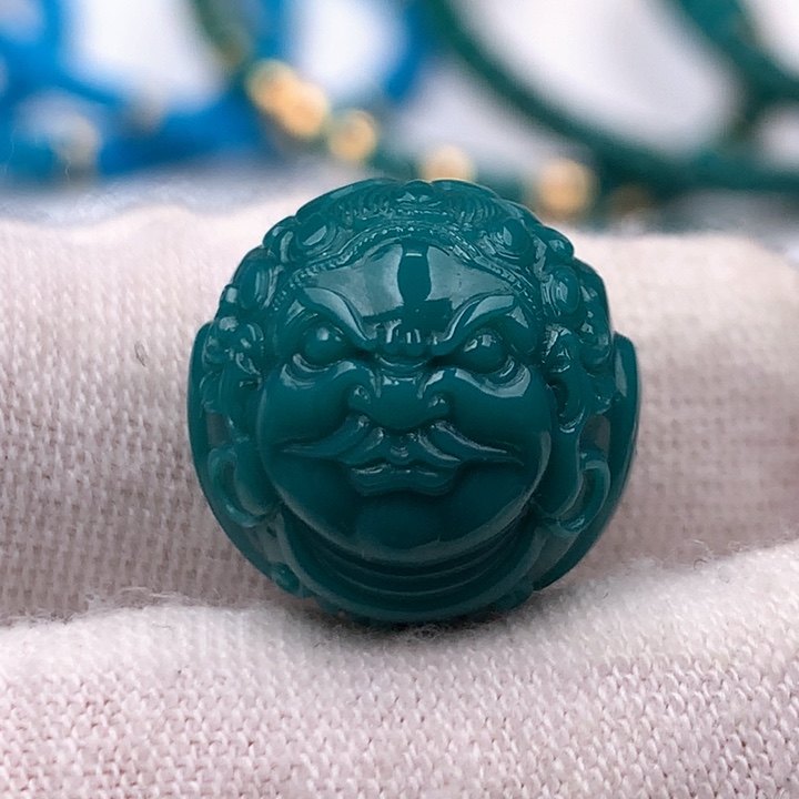 绿松石车挂未镶嵌