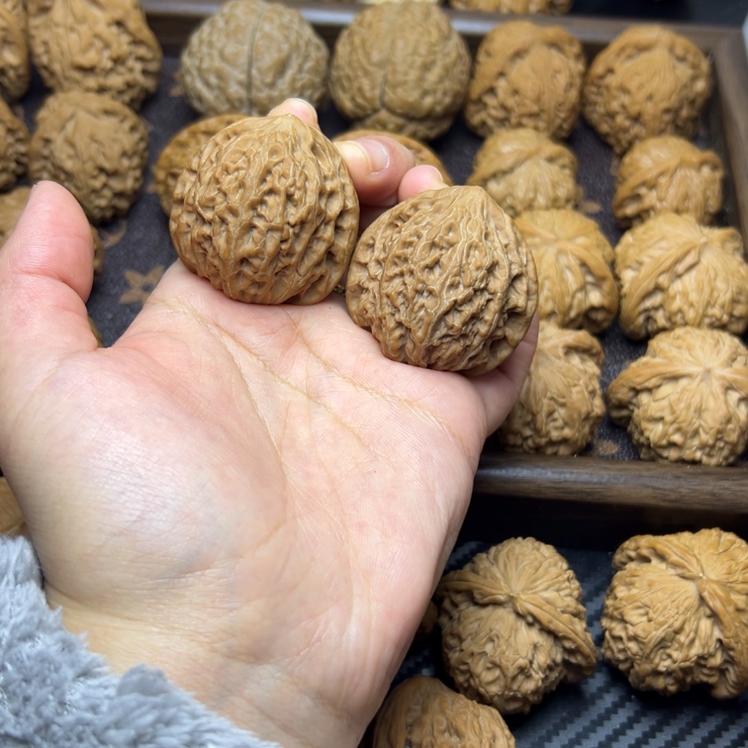 把件文玩核桃铁锤三角39+全品无药