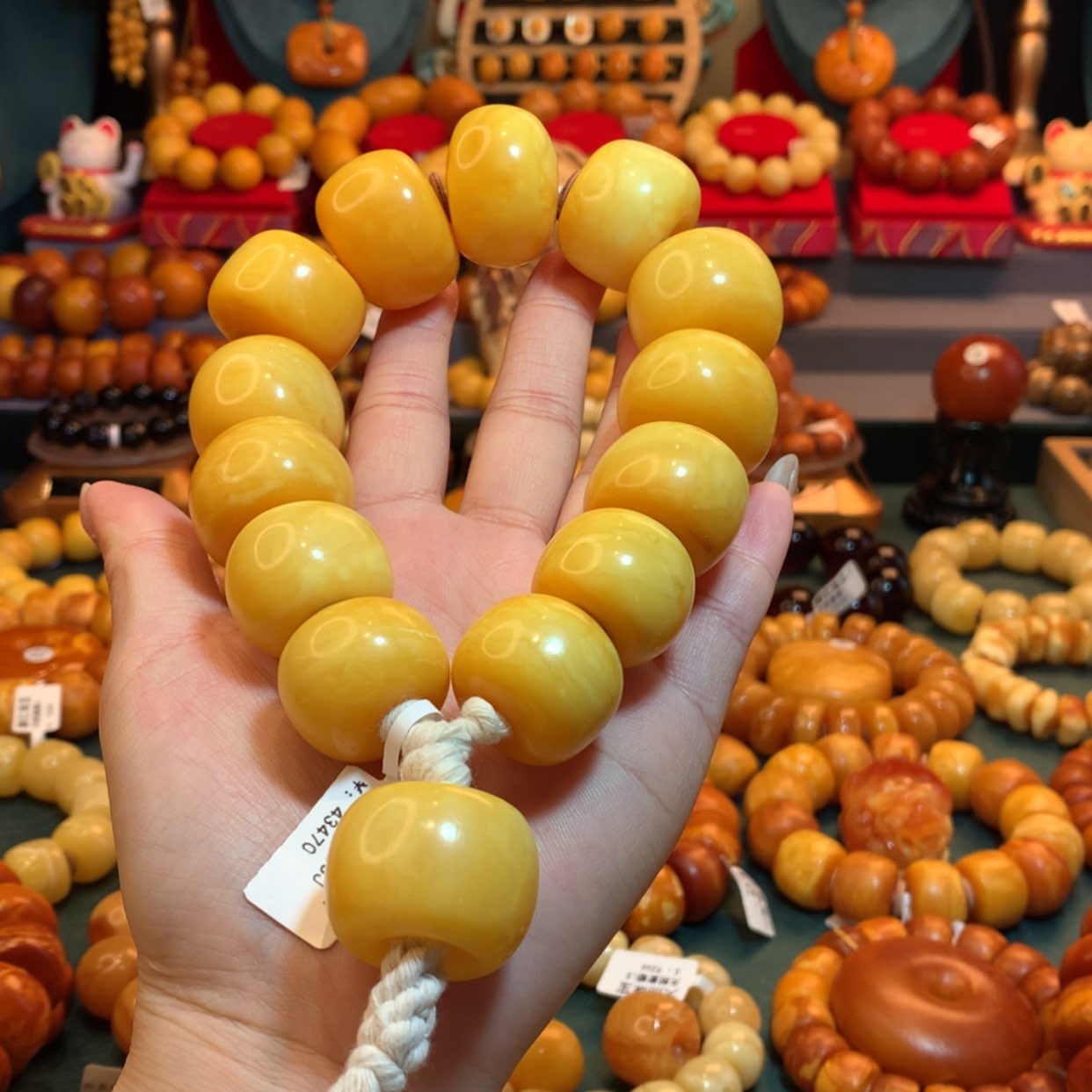 【闪购商品】蜜蜡手链未镶嵌蜜蜡手链