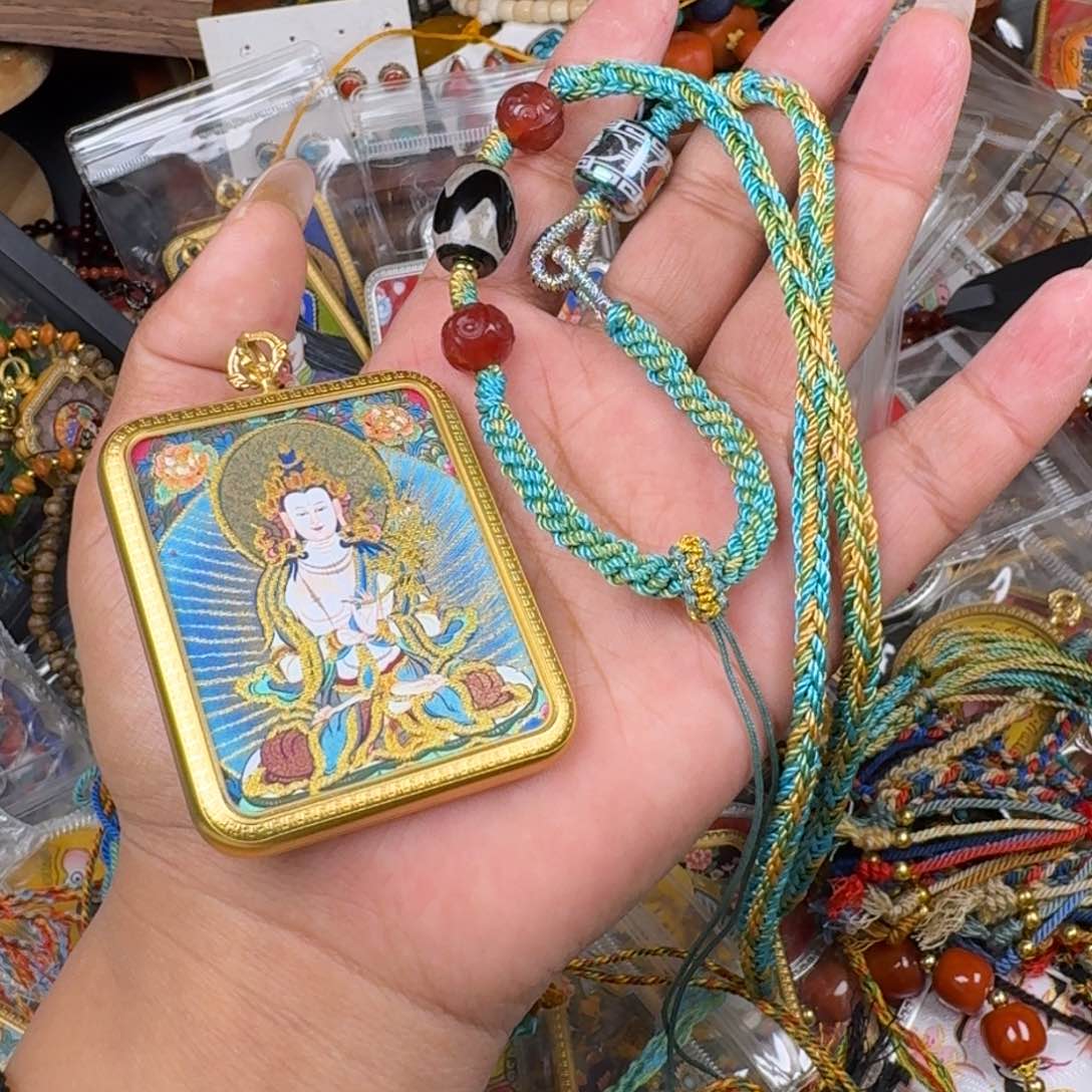 泥塑J***_藏式风格彩绘泥塑擦擦