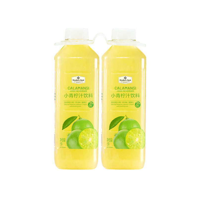 Member'sMark 小青柠汁饮料 1L*2