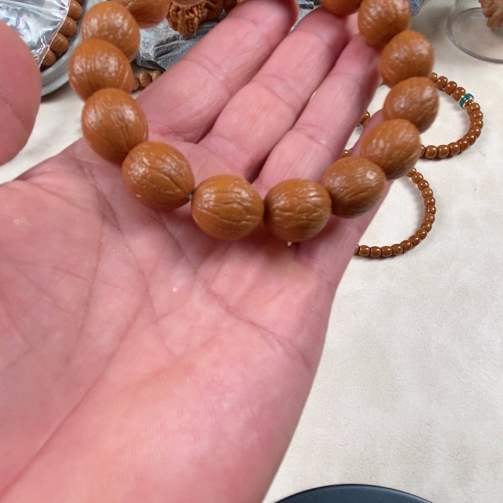 猴头核桃吊坠15光头