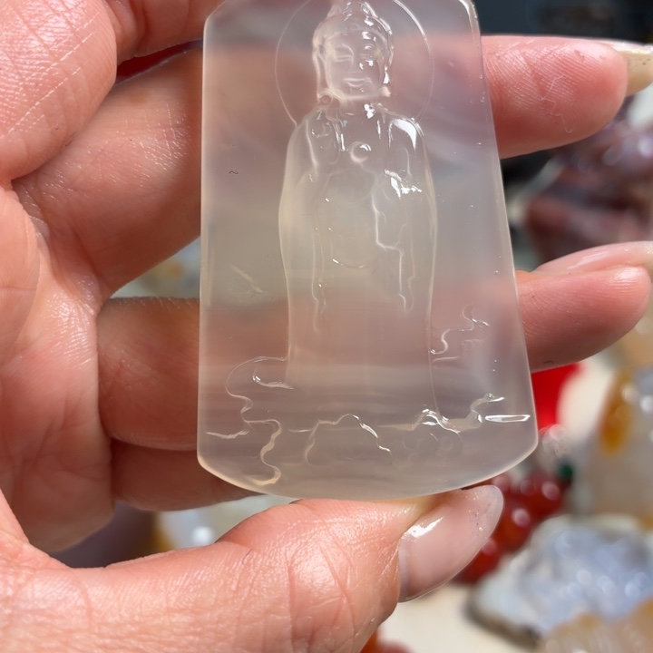 玛瑙/玉髓未镶嵌吊坠(不含链)