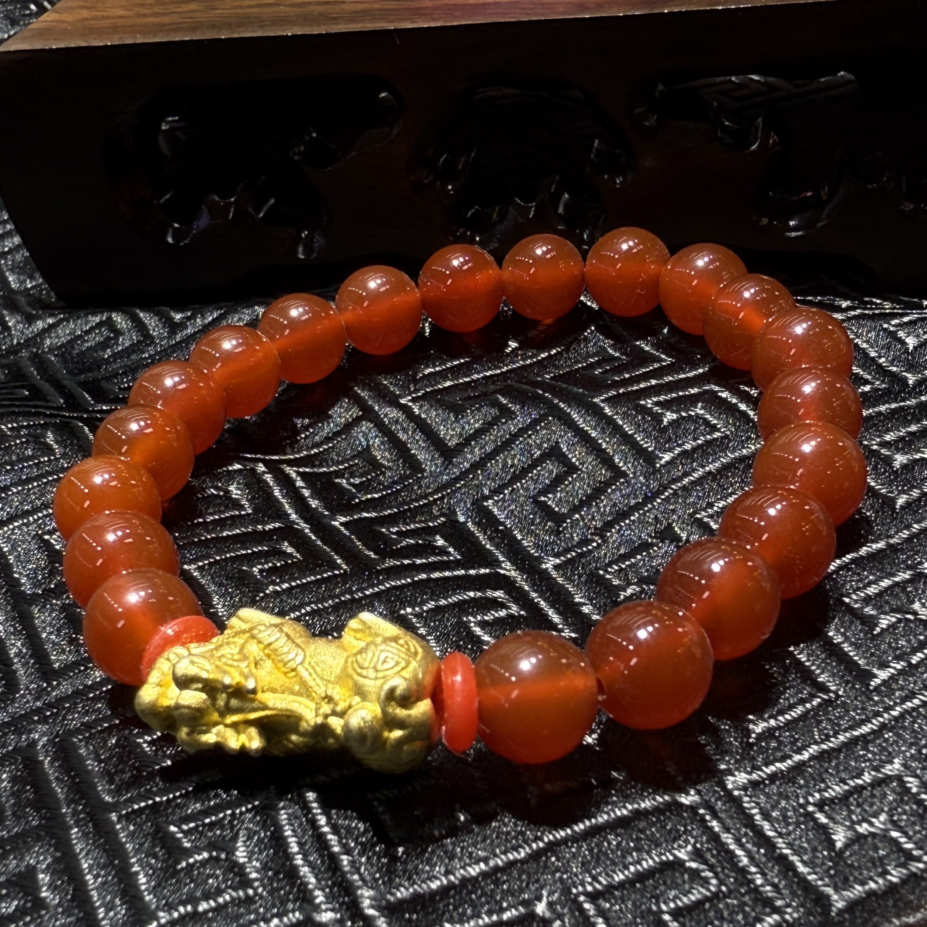 【阿平专享】红玛瑙貔貅手串LBSS131