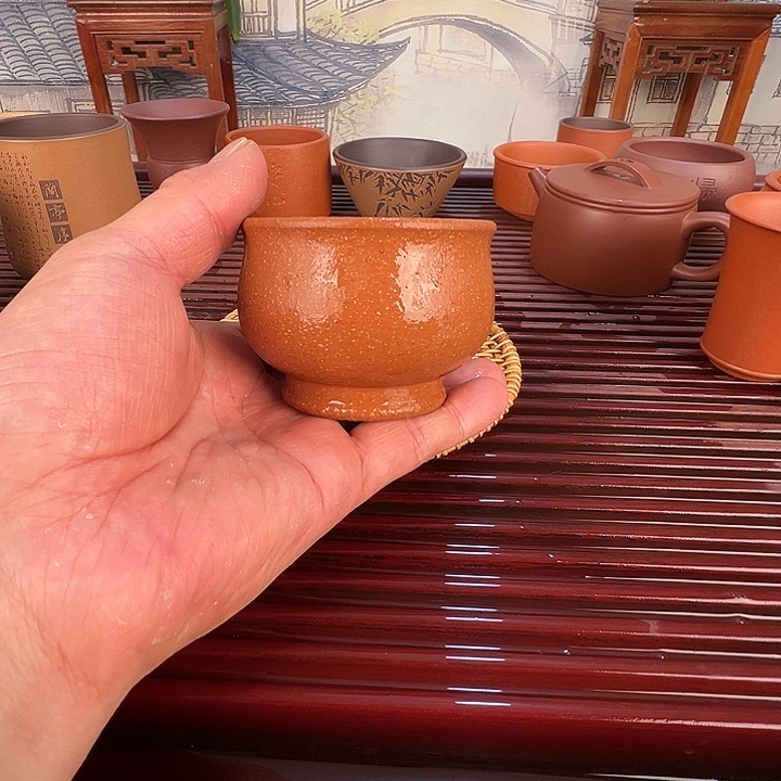瑞***紫砂茶杯老黄降破100