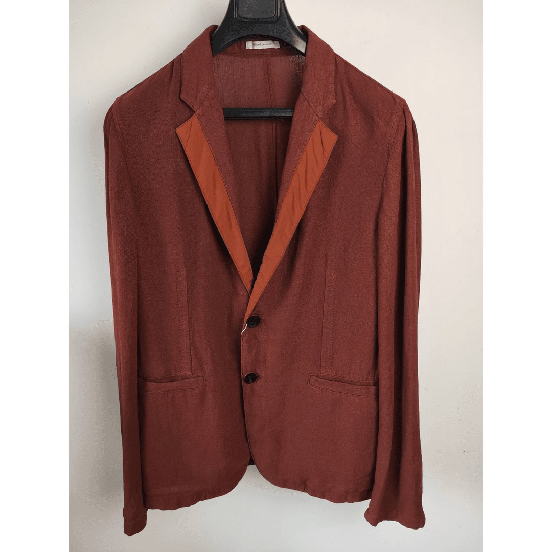 全新未使用  阿玛尼/AC男士亚麻西服/A9400