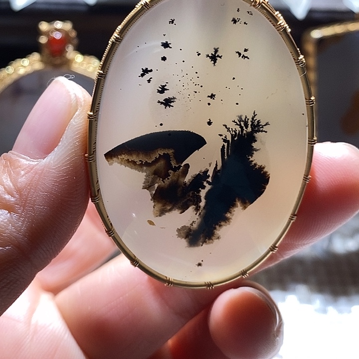 玛瑙/玉髓未镶嵌颈饰