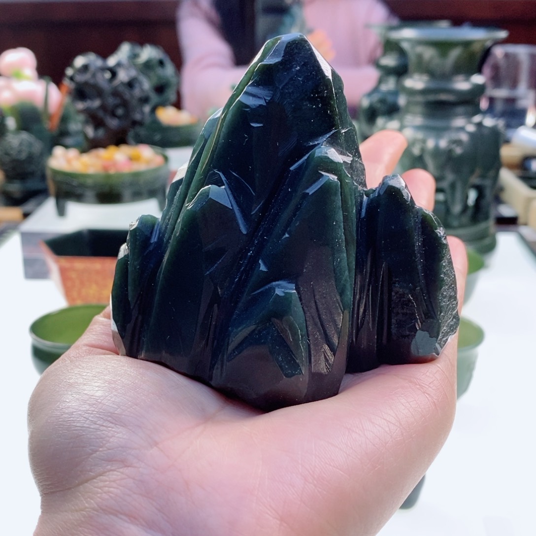 和田玉（青玉）摆件未镶嵌