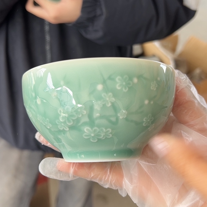 青瓷小米茶器龙泉青瓷