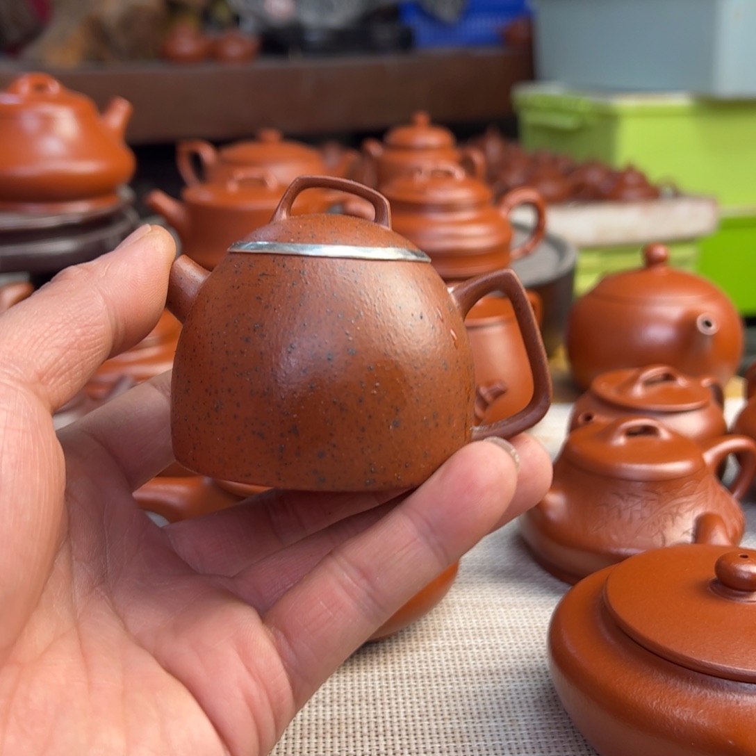 紫砂壶面***o全手工制作几何秦权