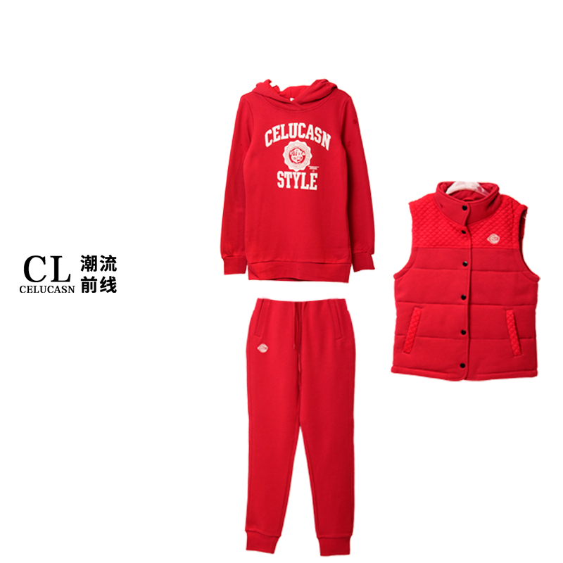 Y4VBZ0492#三件套套装时尚中大童休闲运动套装