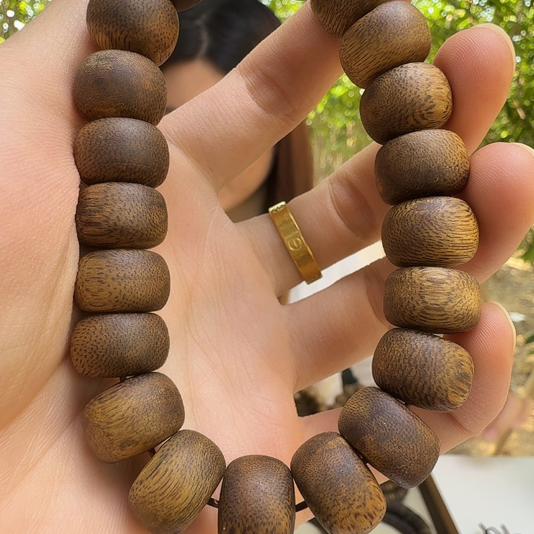 众***靖沉香碎屑沉香1.4算盘珠，18克➕