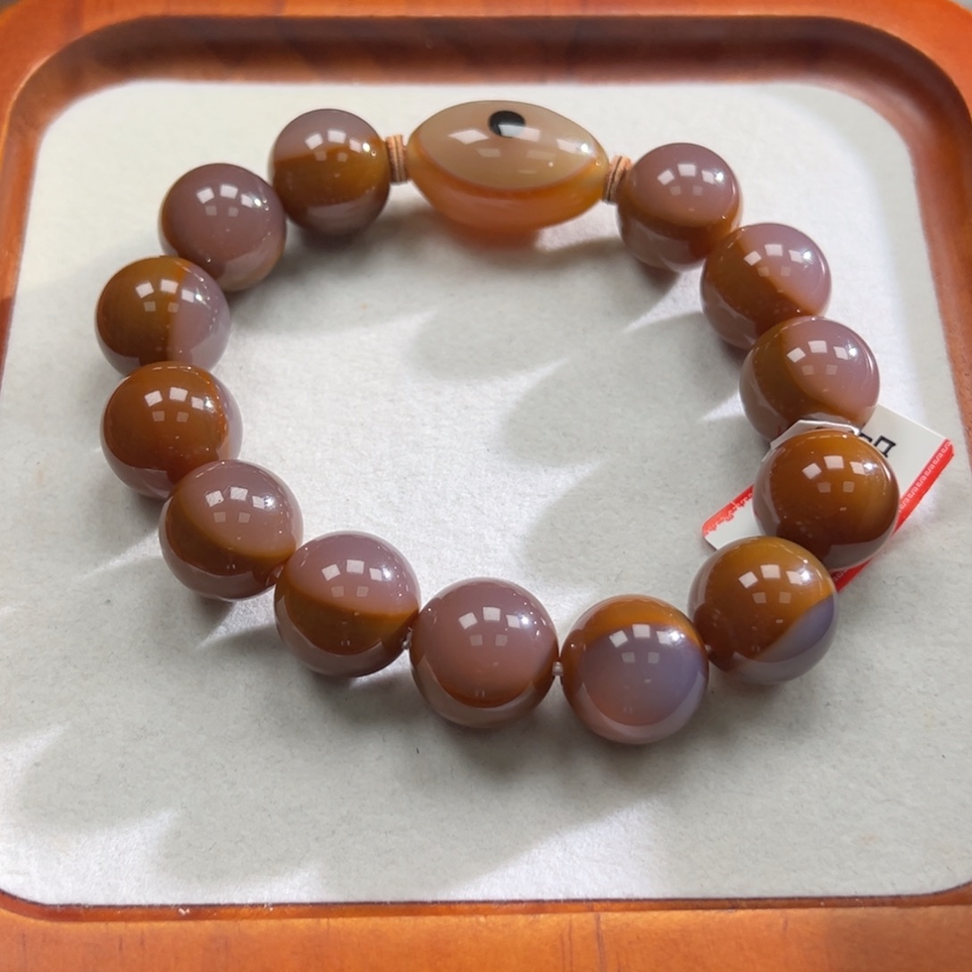 玛瑙/玉髓未镶嵌手链