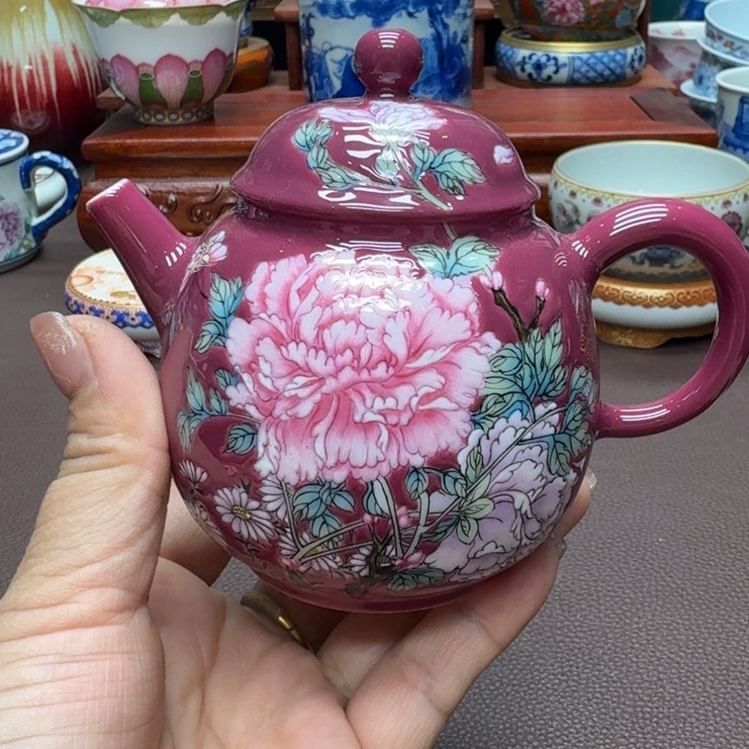 瓷片景德镇仿古手工制作精品展示