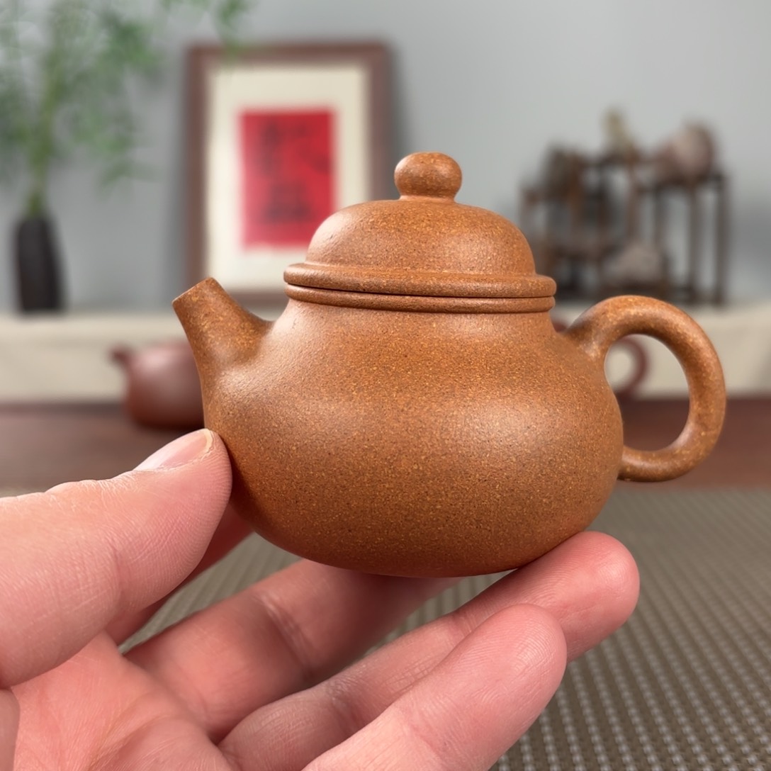 紫砂茶壶黄龙山原矿紫砂壶120