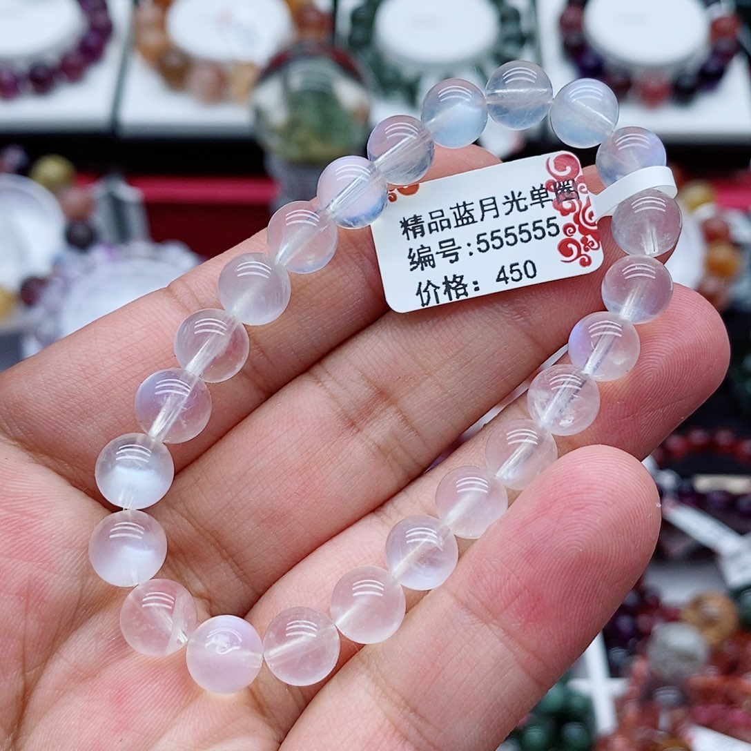 手串未镶嵌月光石蓝月光