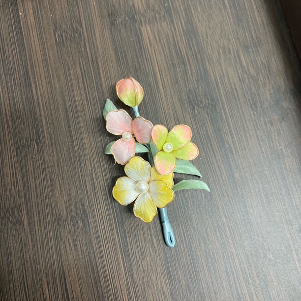 大麦吖古风发饰汉服绒花发簪 手工制作默认微瑕 