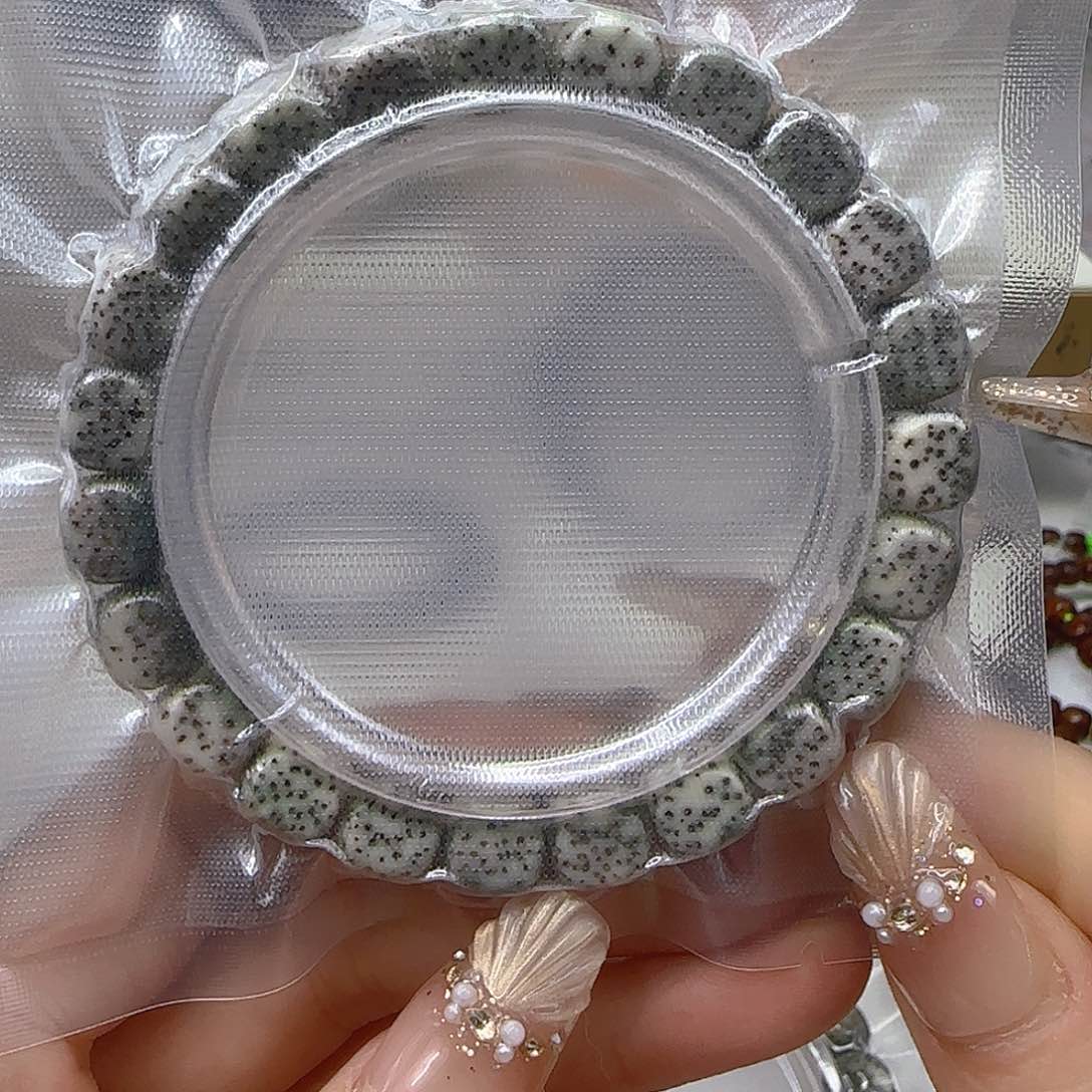 星月菩提手串59灭火石玉星月菩提1.0六方单圈