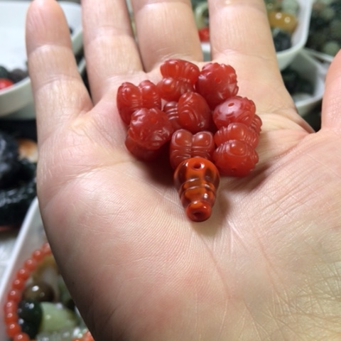 未镶嵌和田玉手机链小**哼