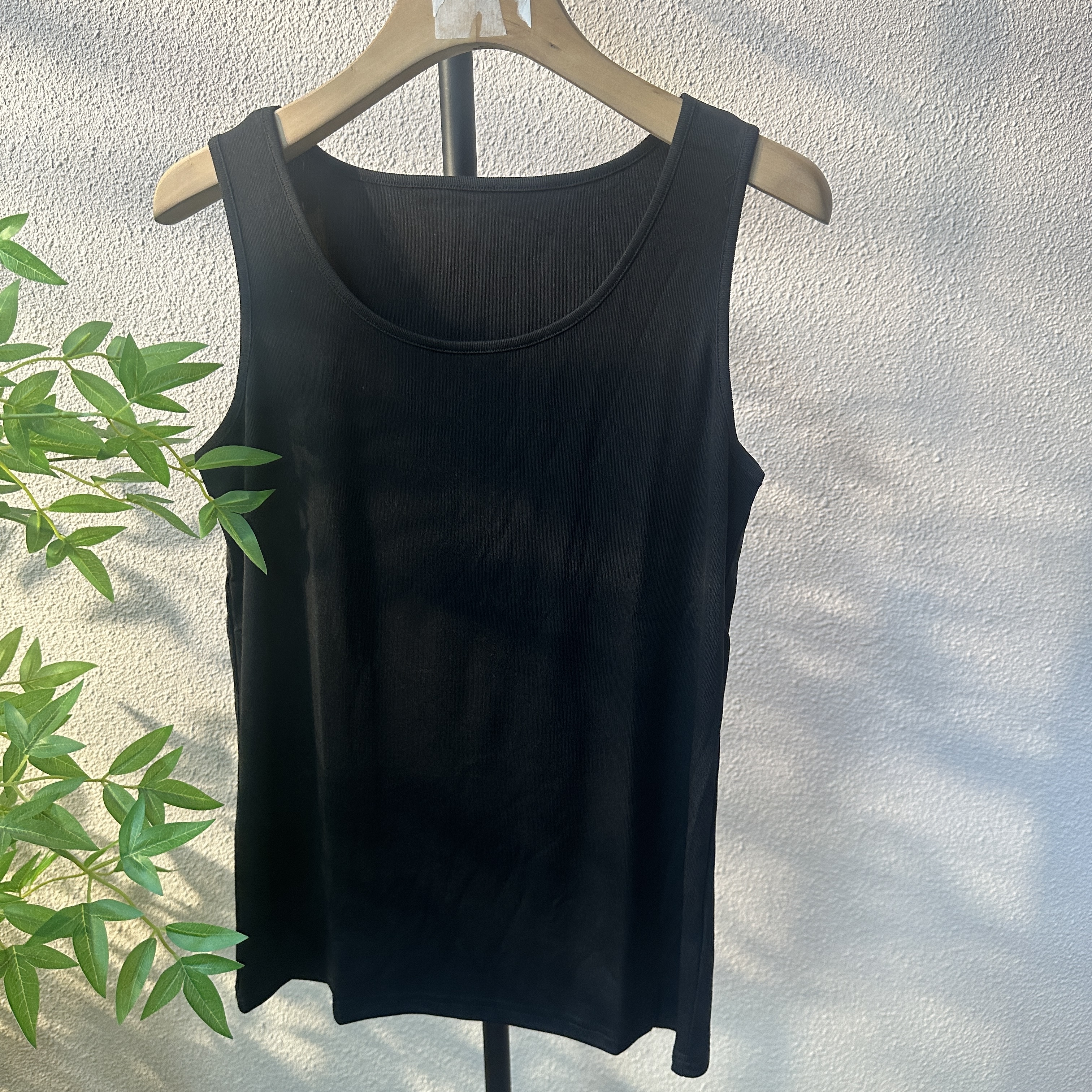 极简百搭圆领基础款背心