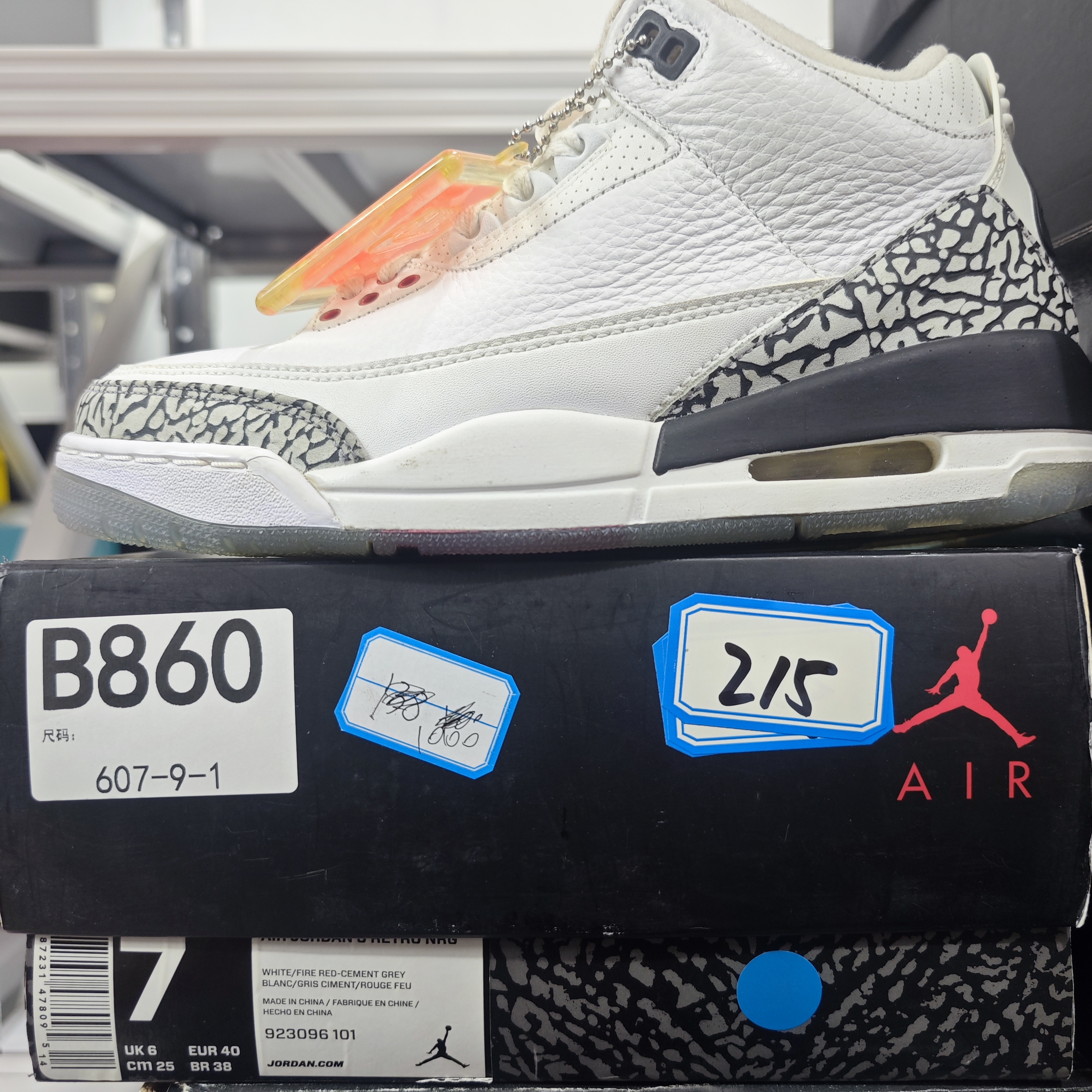 Nike aj3白灰高帮 40码 全新原盒 12月31 bai B860