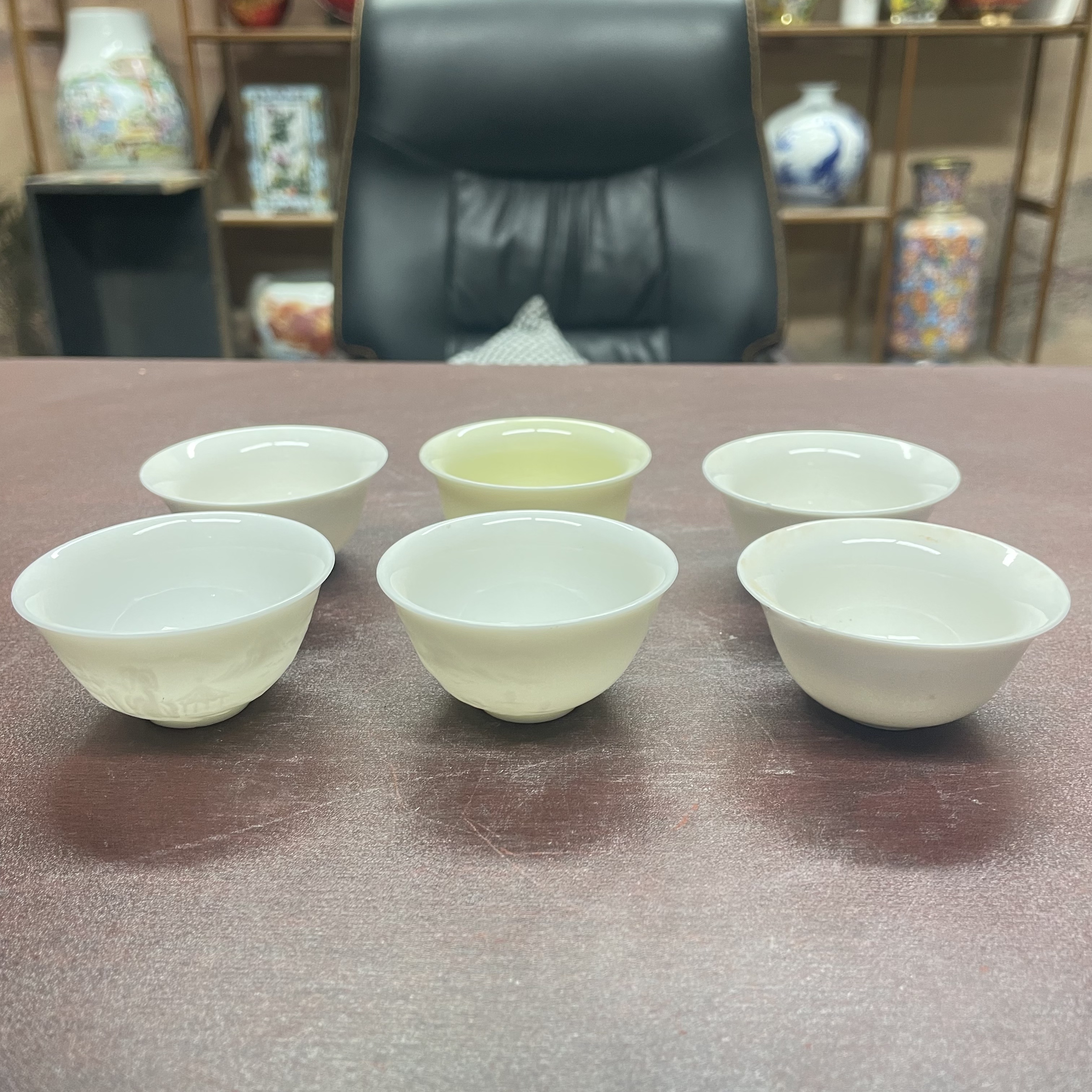 陶瓷手工单色功夫茶杯