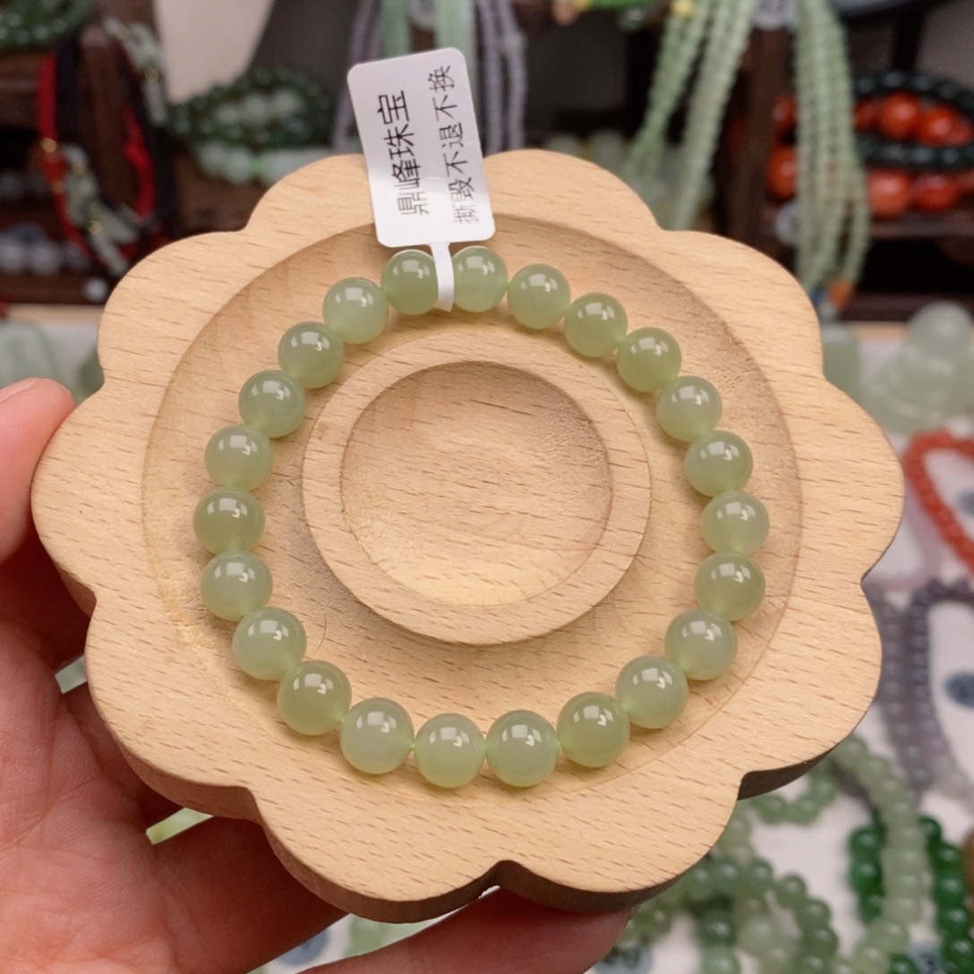 和田玉手链未镶嵌一**富