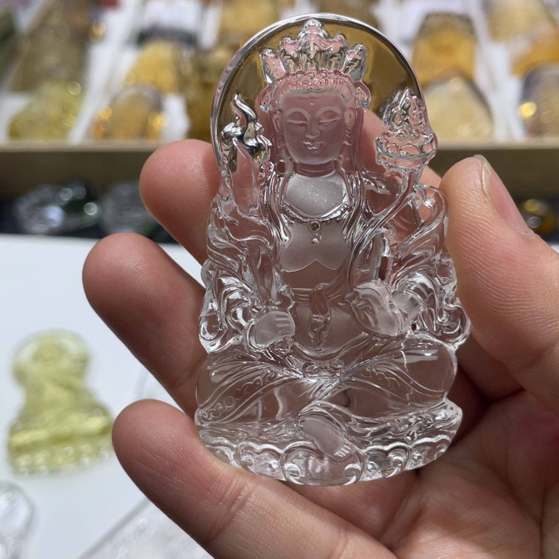 水晶吊坠(赠链)未镶嵌C***Y定制