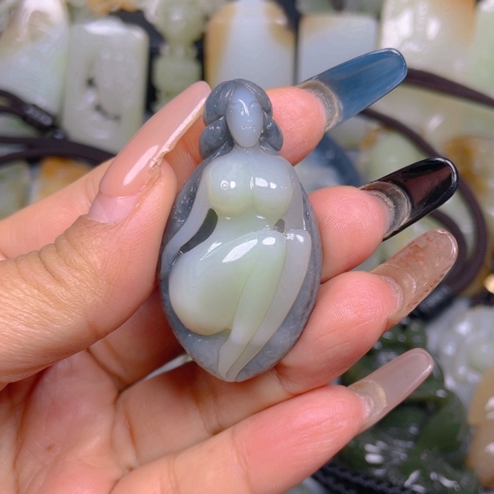 和田玉挂件未镶嵌