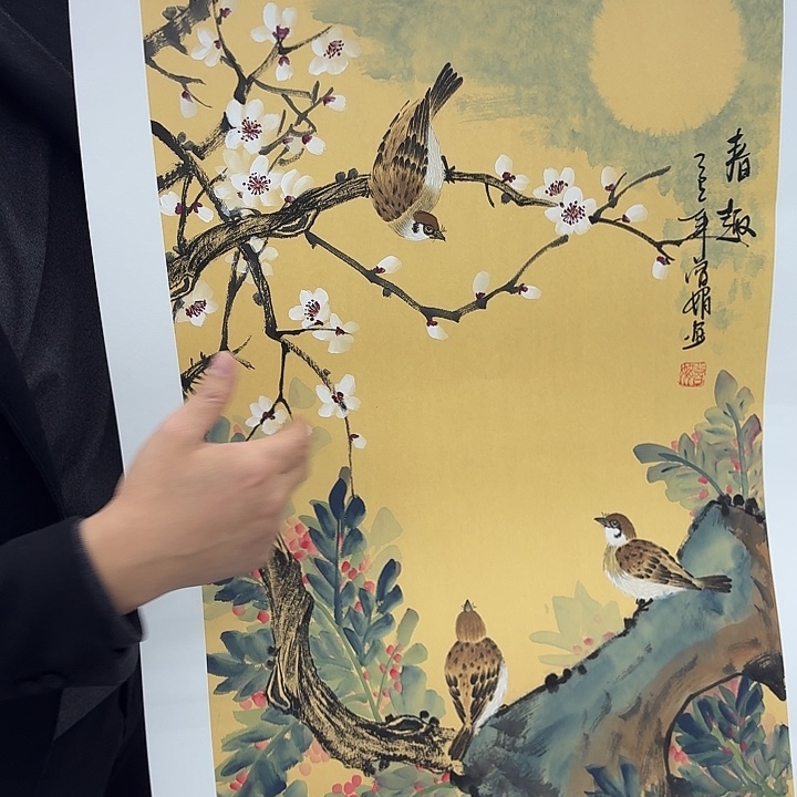 国画手绘国画作品