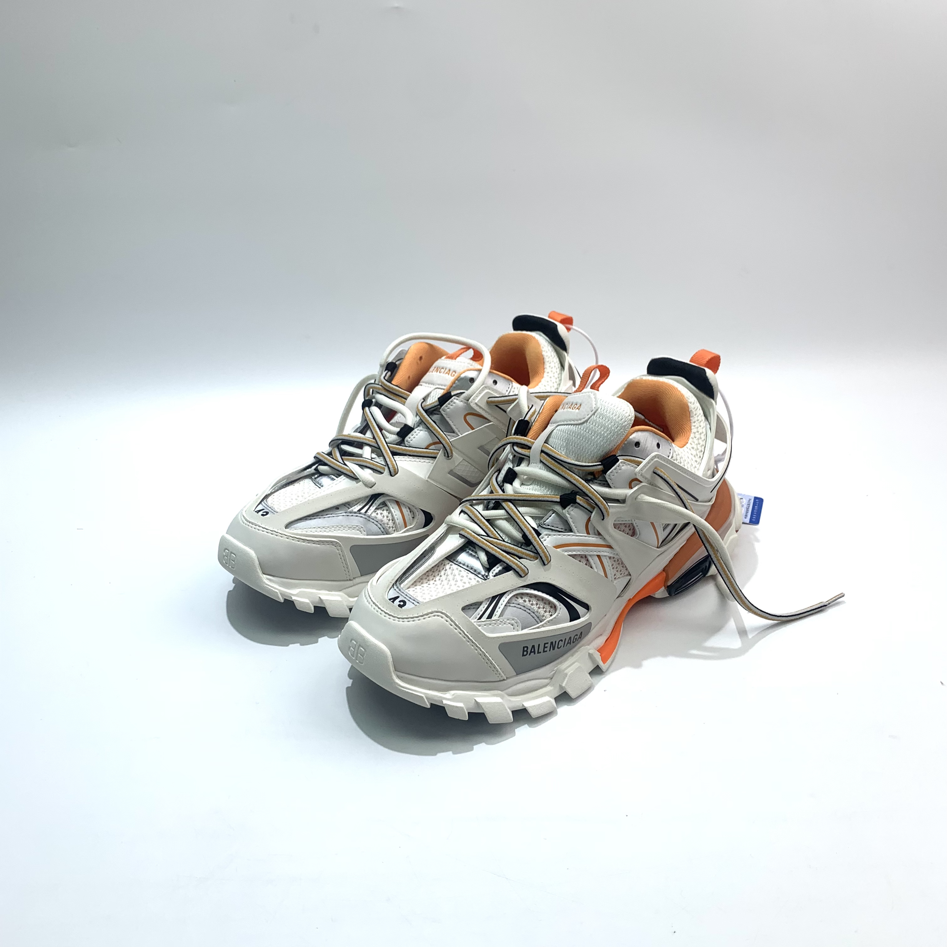未使用 Balenciaga/巴黎世家 43码 白橙色Track1.0老爹鞋bl0533