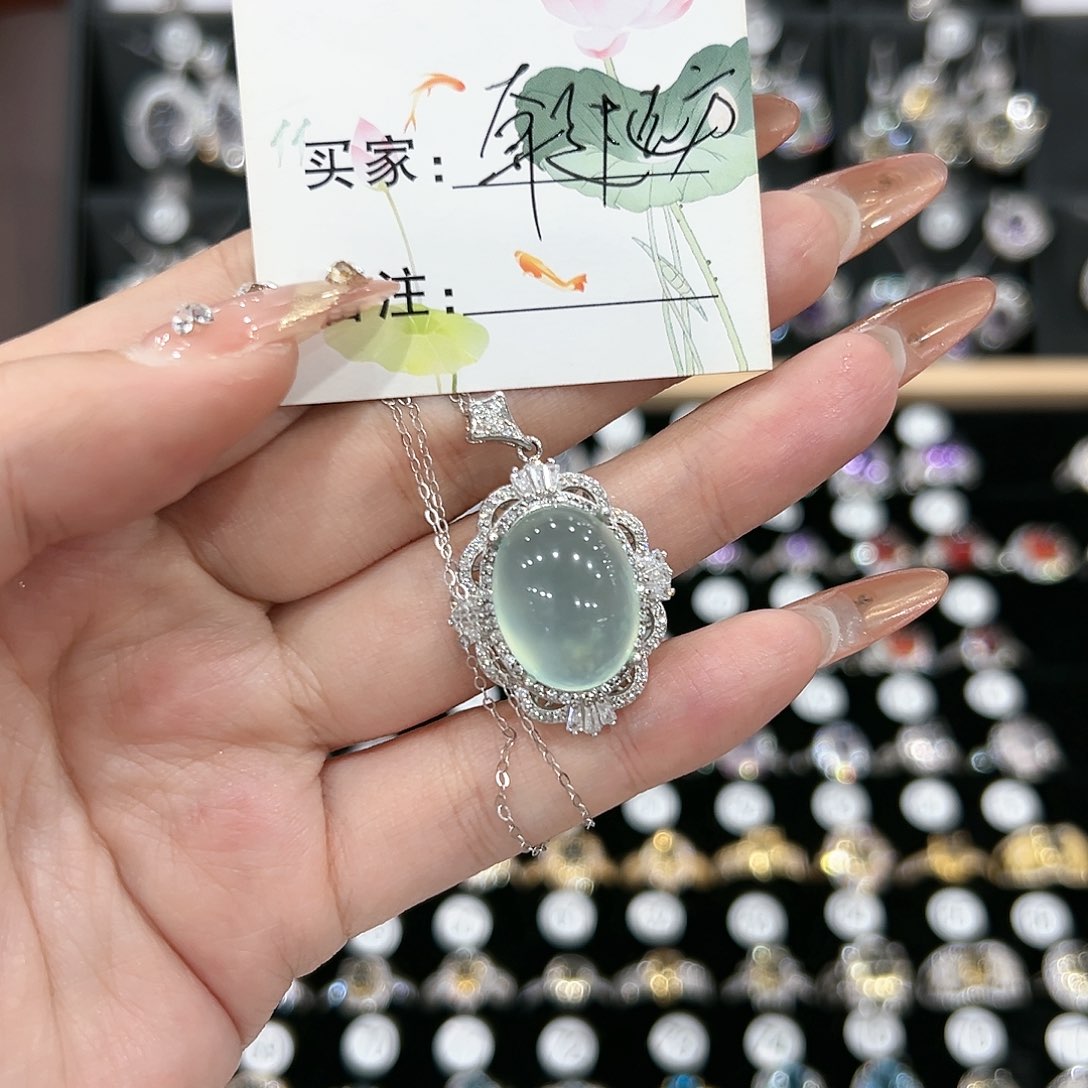 黄晶戒指银S925镶嵌戒指