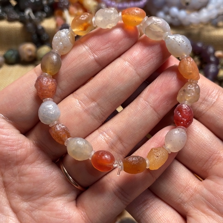 玛瑙/玉髓合金手链