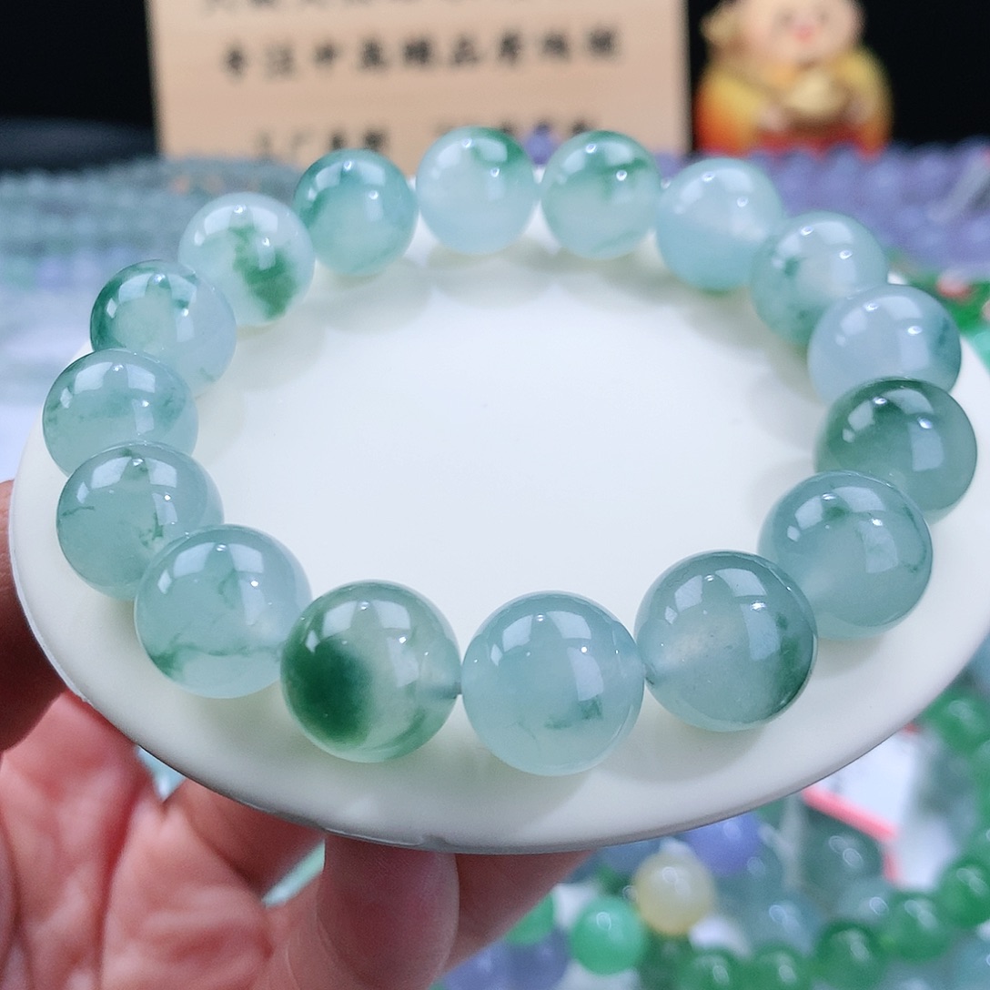 翡翠手链未镶嵌卡13