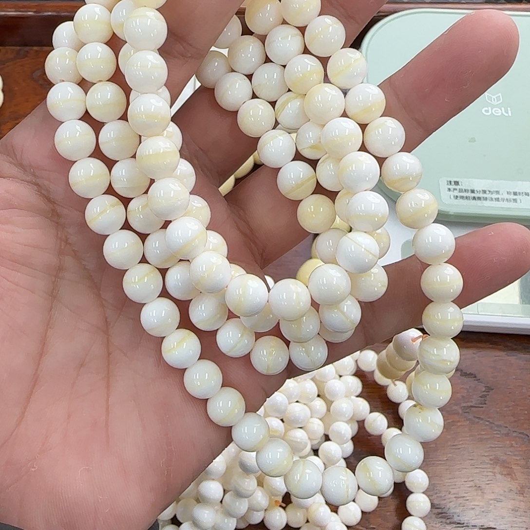 手串白玉菩提8m108一线