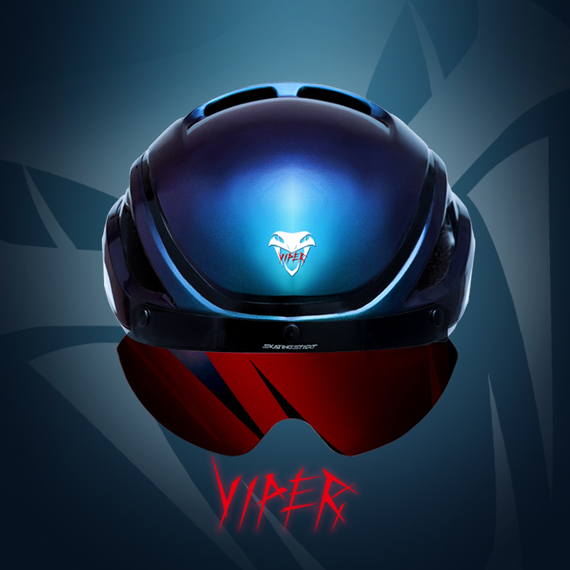 滑启VIPER头盔速滑成人儿童轮滑板车旱冰溜冰鞋平衡车自行车头盔