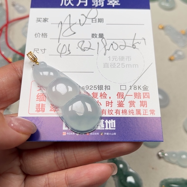 【闪购商品】翡翠颈饰未镶嵌天然