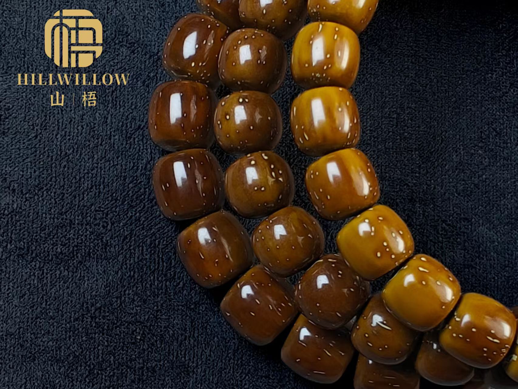 山梧出品【实心紫金鼠】全品无暇手串（一物一图一码）