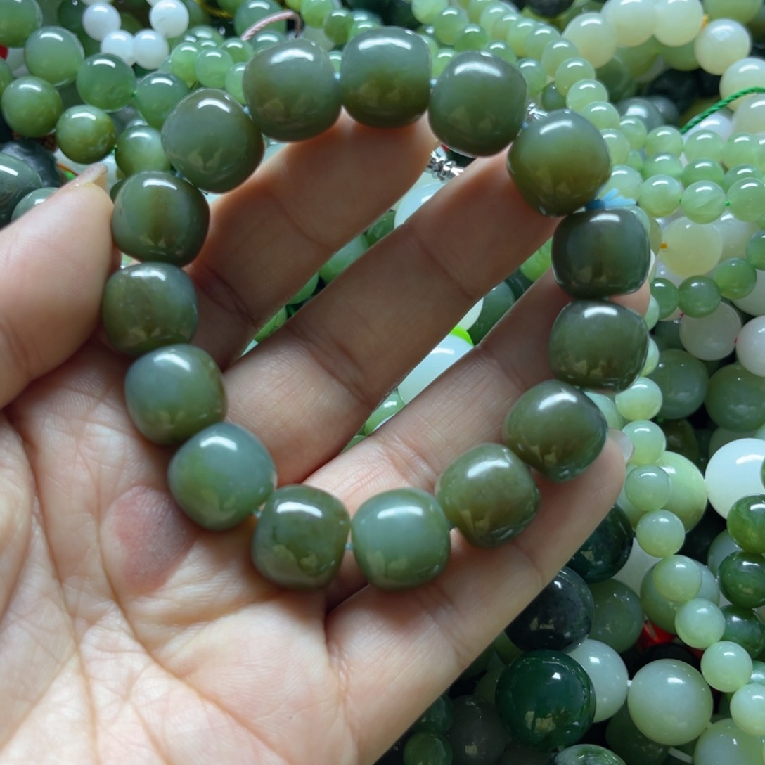 和田玉手链未镶嵌