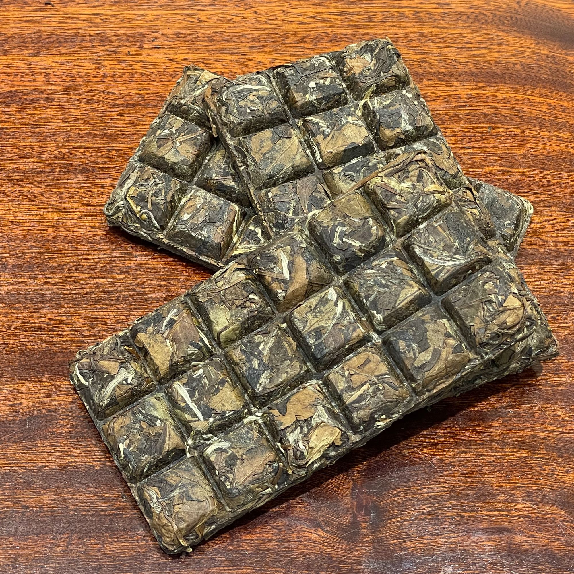 唐古《2015年老白茶100g砖》 福鼎白茶2015年老寿眉枣香糯香陈韵