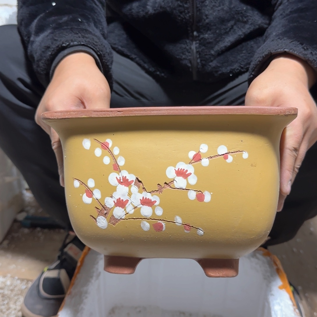 紫砂花盆瑕疵是不需要