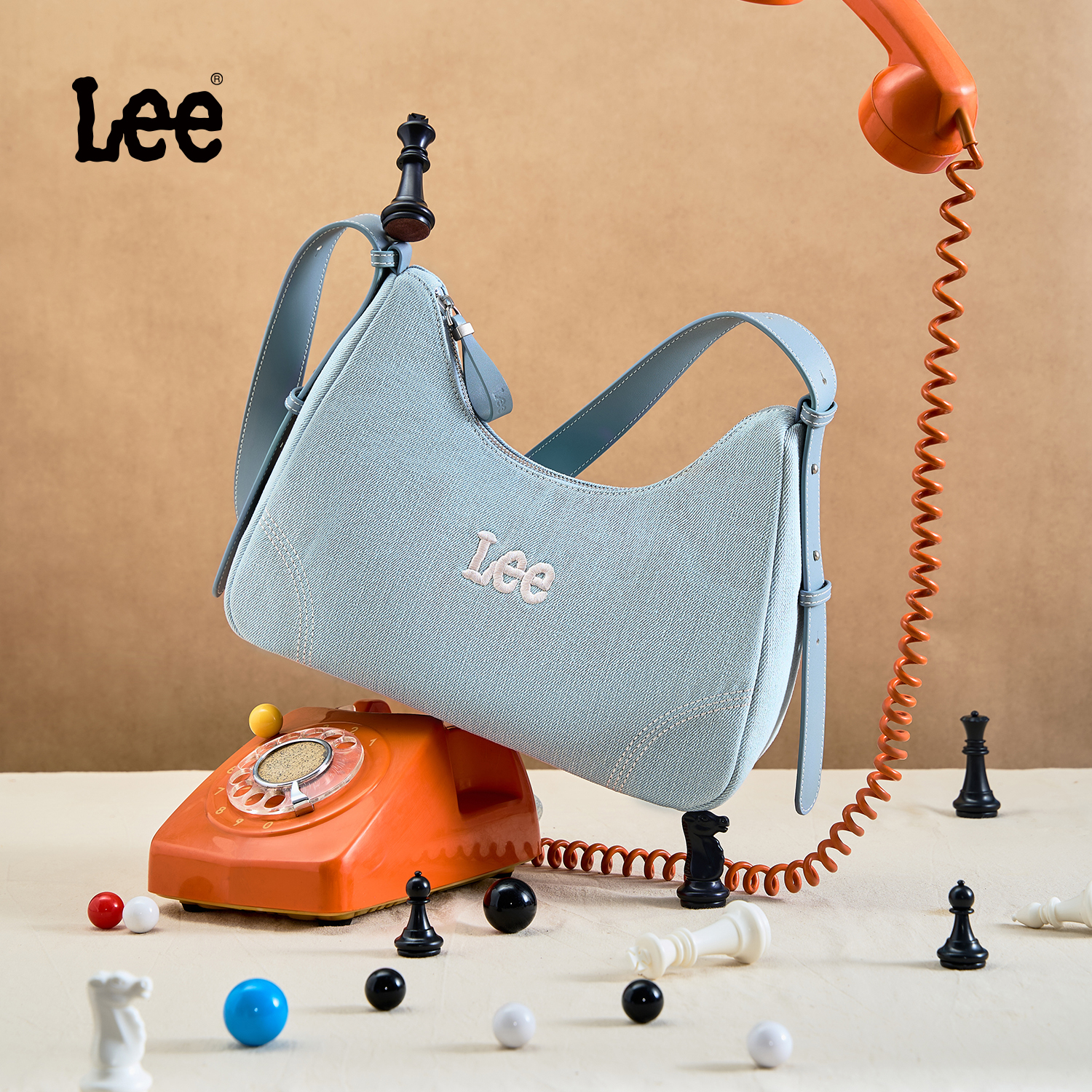 Lee【海岛系列】25款礼物春夏新品HOBO腋下包斜挎单肩女包