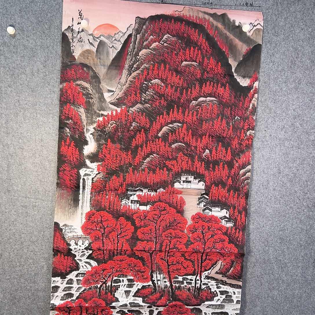 国画836 花鸟在此鸣叫时还要一