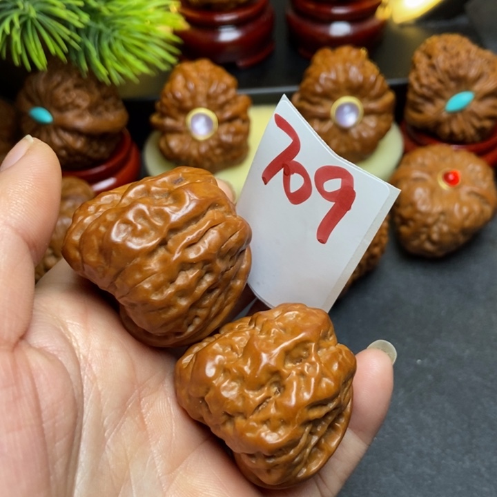 文玩核桃把件36蛤蟆709