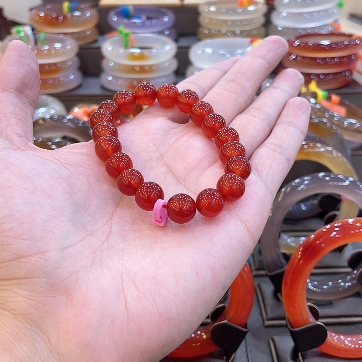 玛瑙/玉髓手串未镶嵌