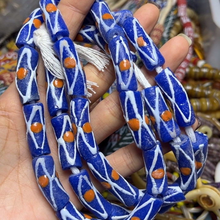 玻璃颈饰3649琉璃一条